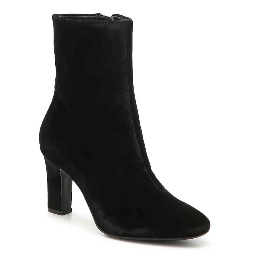 Ralph Lauren Women's Velvet Boots Black NWT